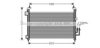 AVA QUALITY COOLING HD5213 Condenser, air conditioning